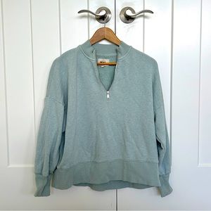 Madewell MWL Half-Zip Sweatshirt